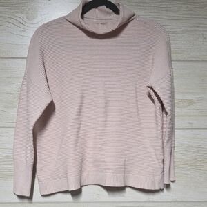 Chelsea & Theodore Soft Pink Cowl Neck Sweater